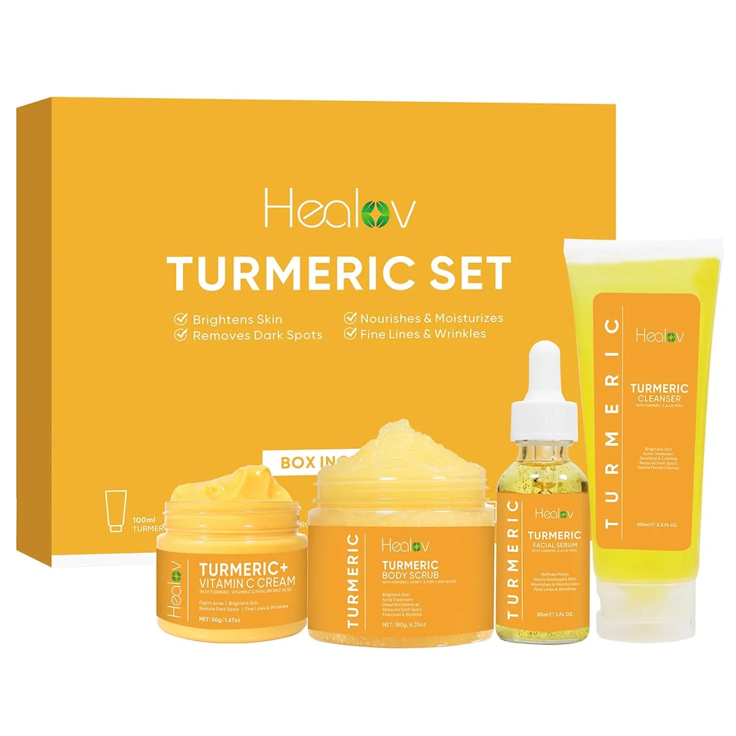 Turmeric Skincare Set for bright and clear skin_best_review_1750619009
